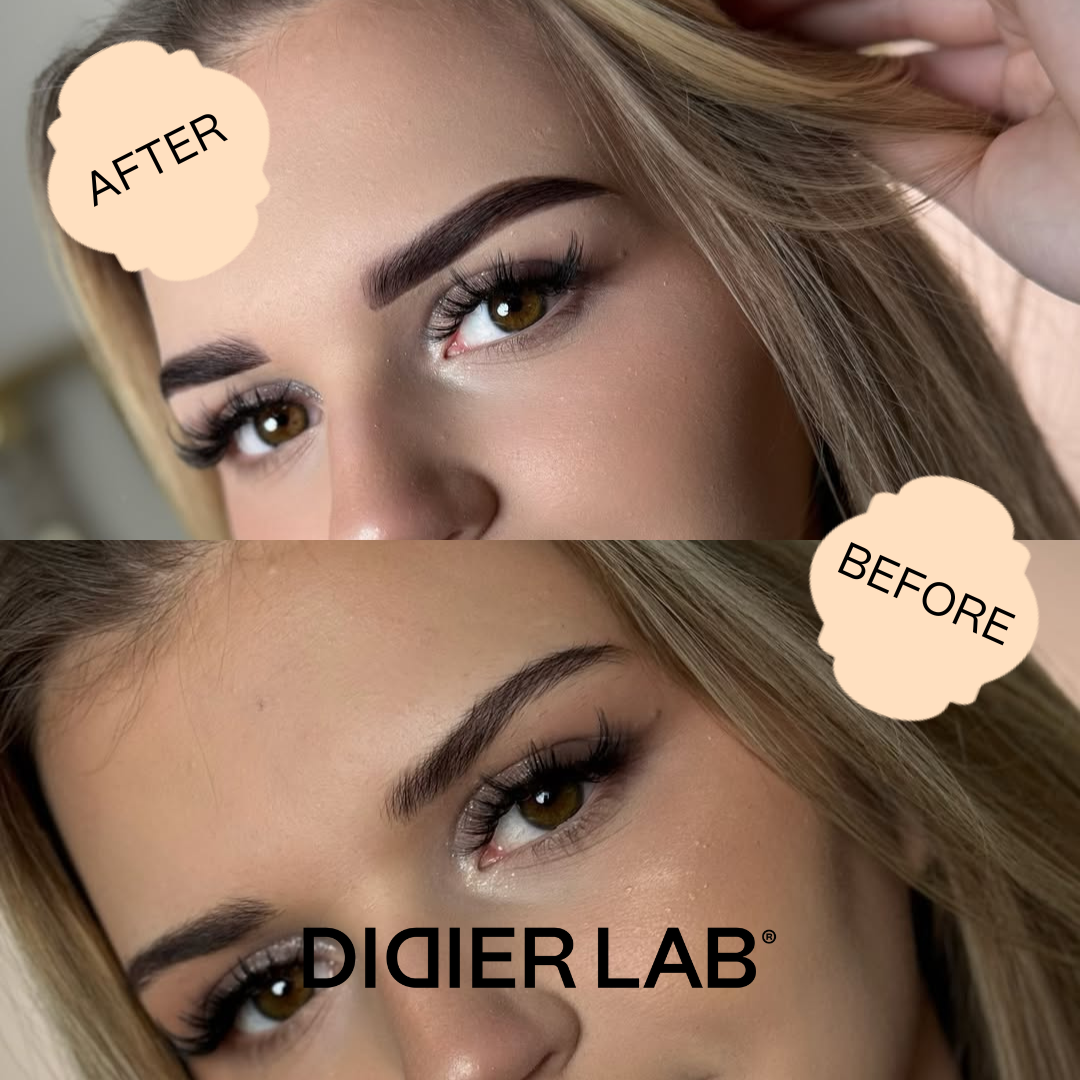 Hybrid Liquid Stain zestaw do odżywczej koloryzacji brwi i rzęs "Didier Lab"