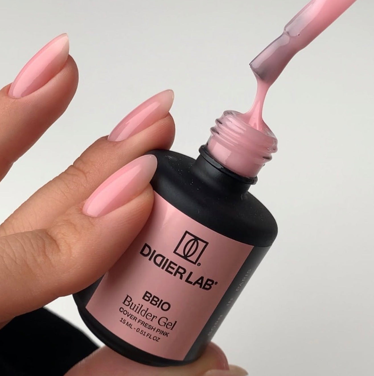 BBIO Żel budujący w butelce "Didier Lab", Fresh Pink, 15ml