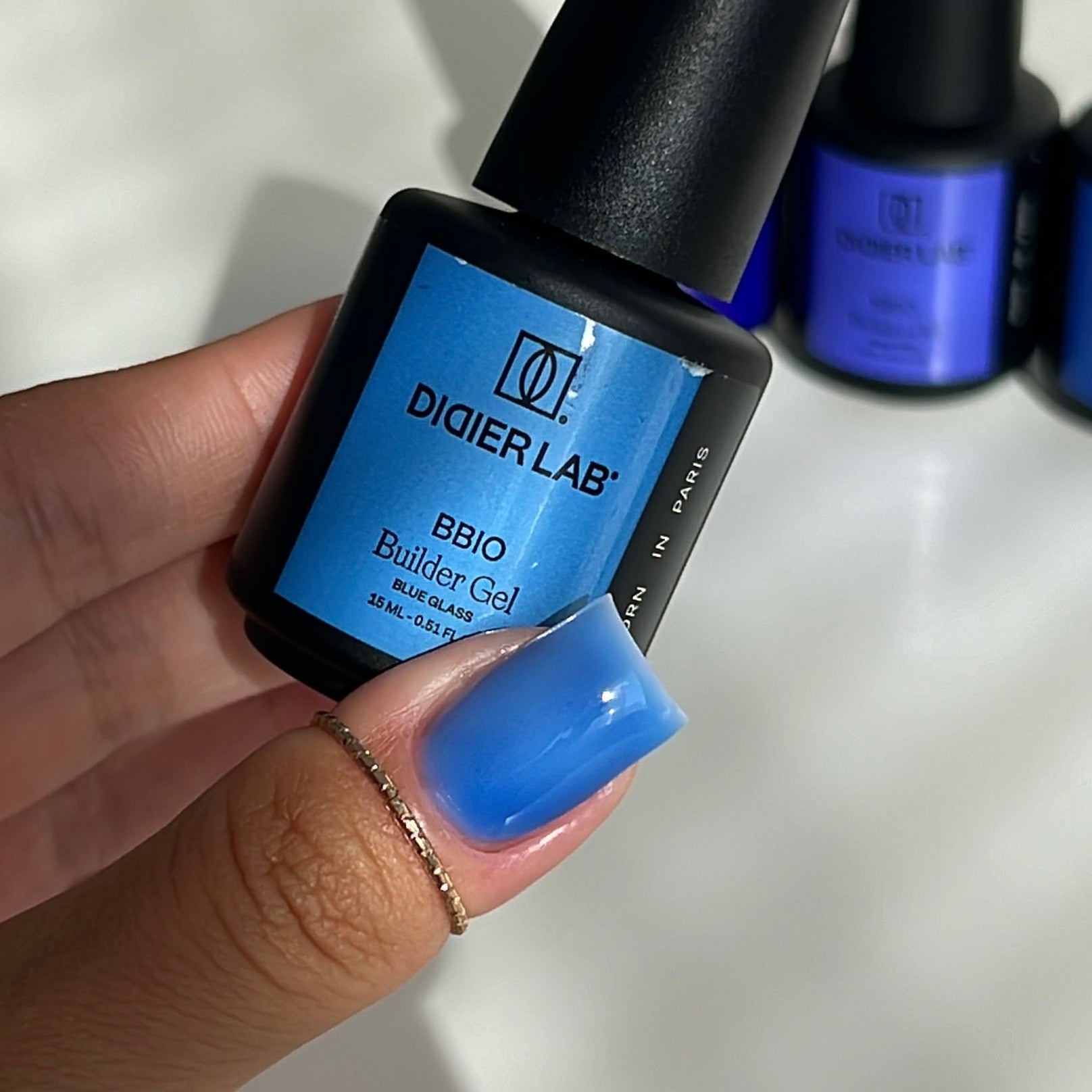 BBIO Żel budujący w butelce "Didier Lab", Blue Glass, 15ml