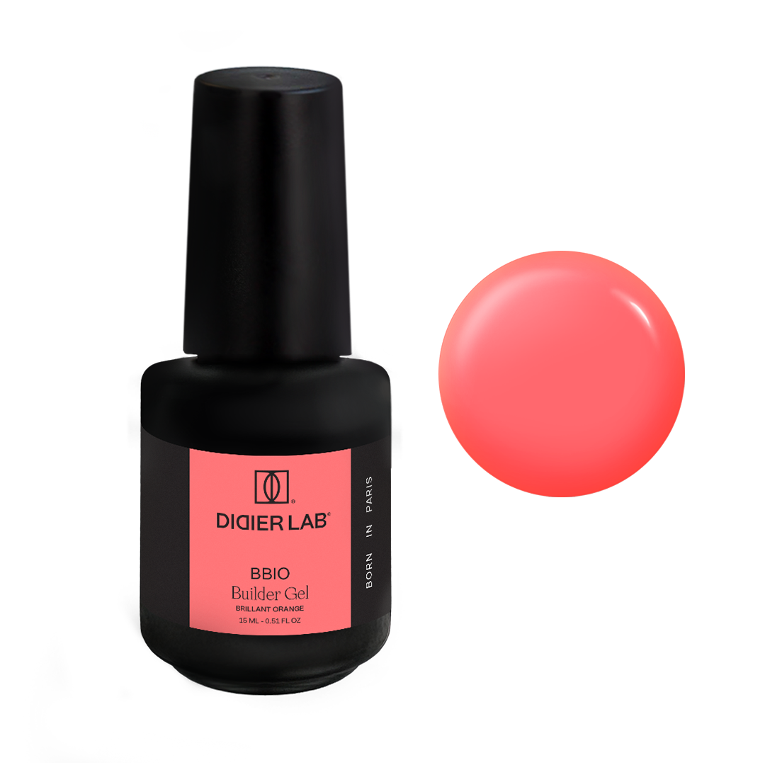 BBIO Żel budujący w butelce "Didier Lab", Brillant Orange, 15ml