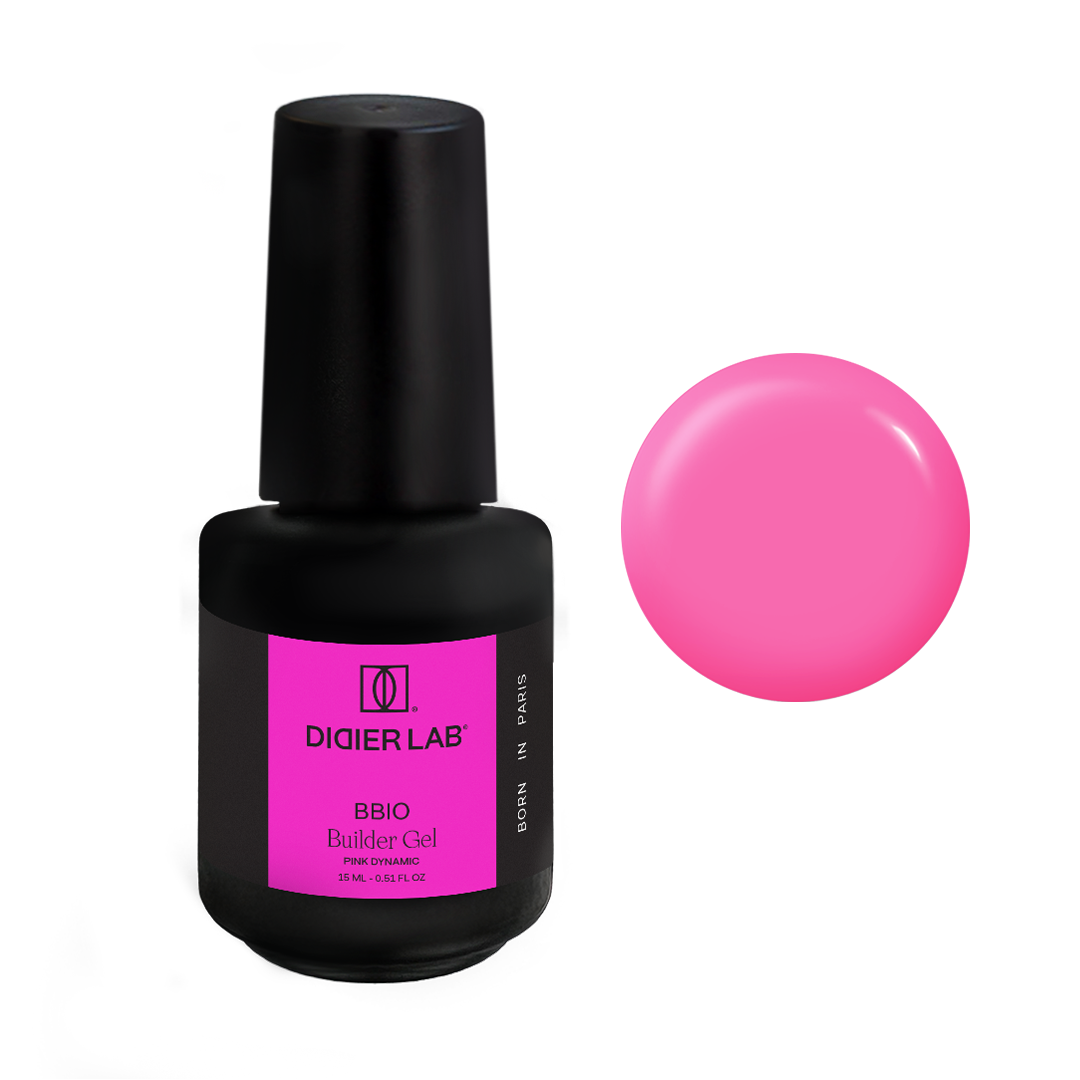 BBIO Żel budujący w butelce "Didier Lab", Pink Dynamic, 15ml
